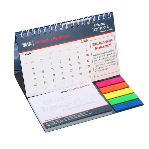 Calendrier à spirale Post-it Premium